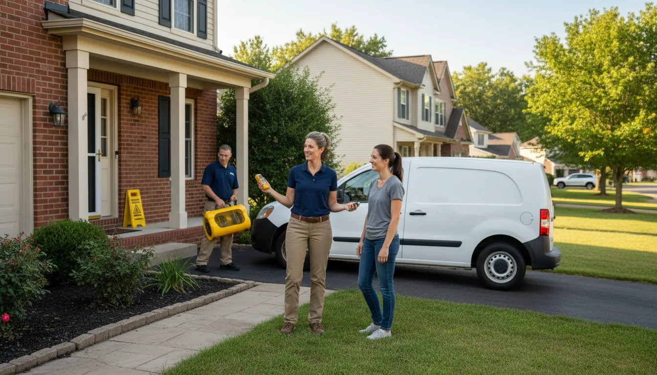 Water restoration image for Fire And Smoke Damage Restoration in Adrian, MO